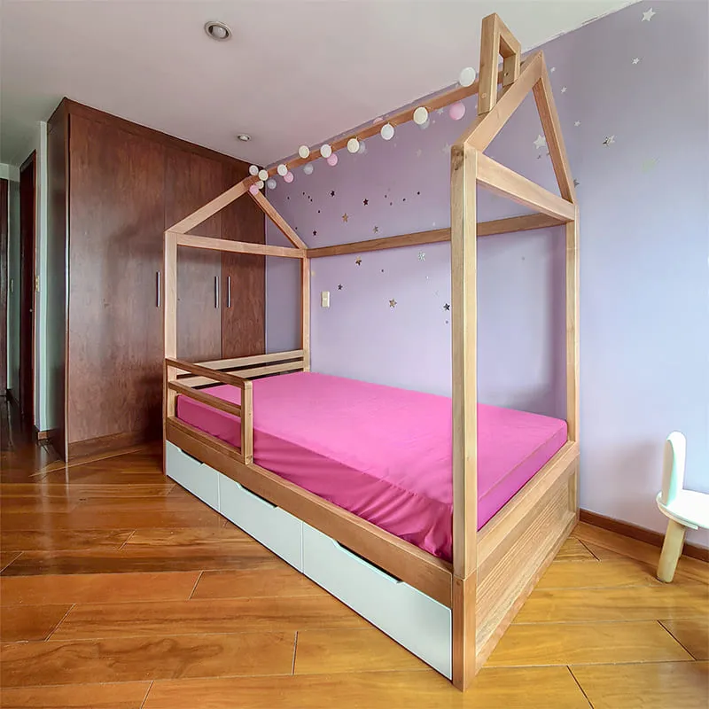 cama casita cute