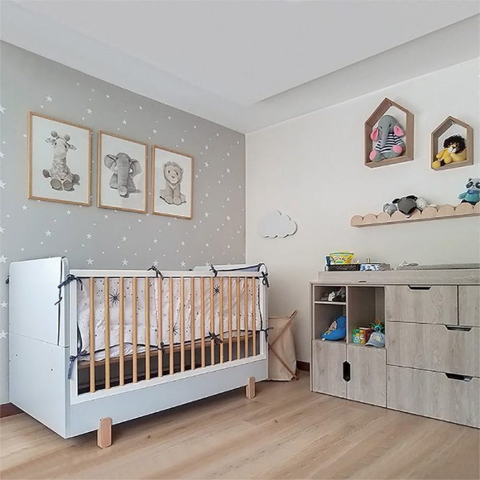 cama cuna snowy